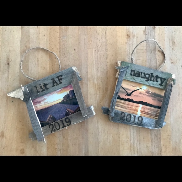 Holiday Create Your Own Driftwood Picture Frame Ornaments Poshmark
